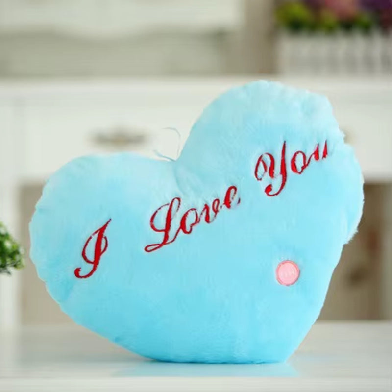 34CM Creative Toy Luminous Pillow Soft Stuffed Plush Glowing Colorful Stars Cushion Led Light Toys Gift for Kids Children Girls