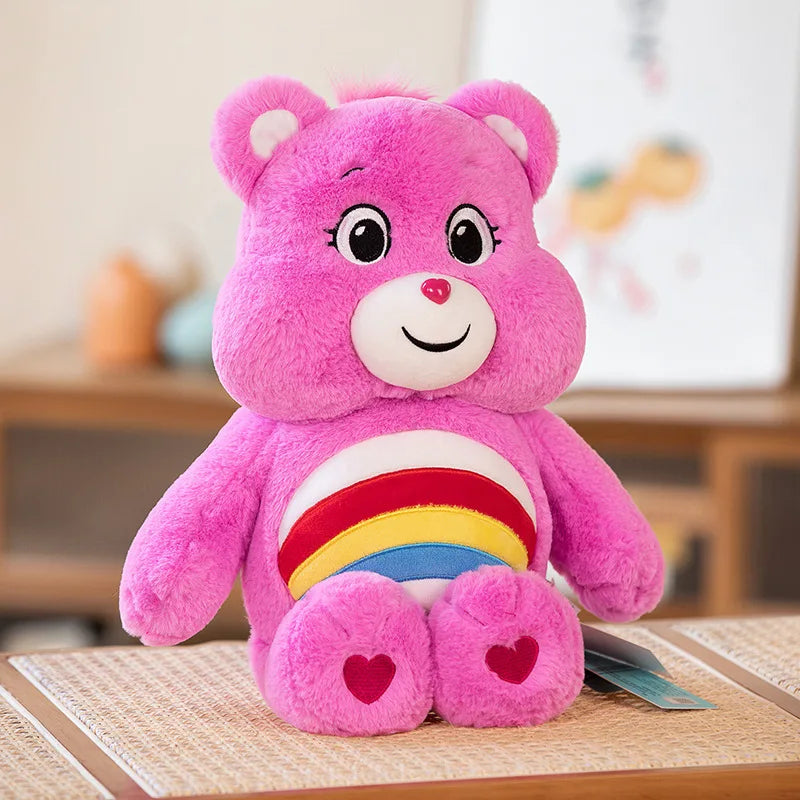 Sakura Rainbow Bear Plush Toys Lovely Care Bears Plush Toys Stuffed Dolls Homdecor Teddy Bear Sleeping Plush Pillows Gift