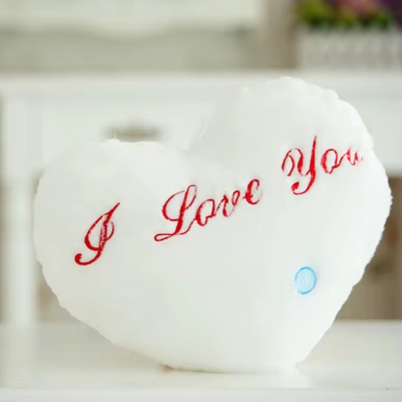 34CM Creative Toy Luminous Pillow Soft Stuffed Plush Glowing Colorful Stars Cushion Led Light Toys Gift for Kids Children Girls