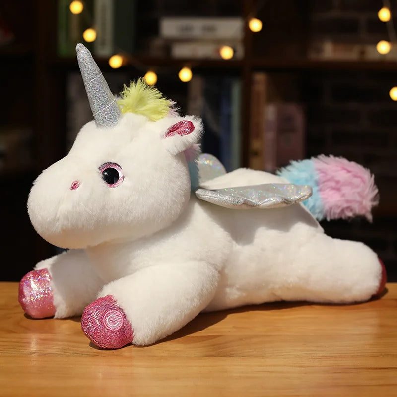 Electronic Unicorn Plush Toys Stuffed Animals Soft Doll LED Light Plush Glowing Soft Doll Baby Kid Toys Birthday Christmas Gift